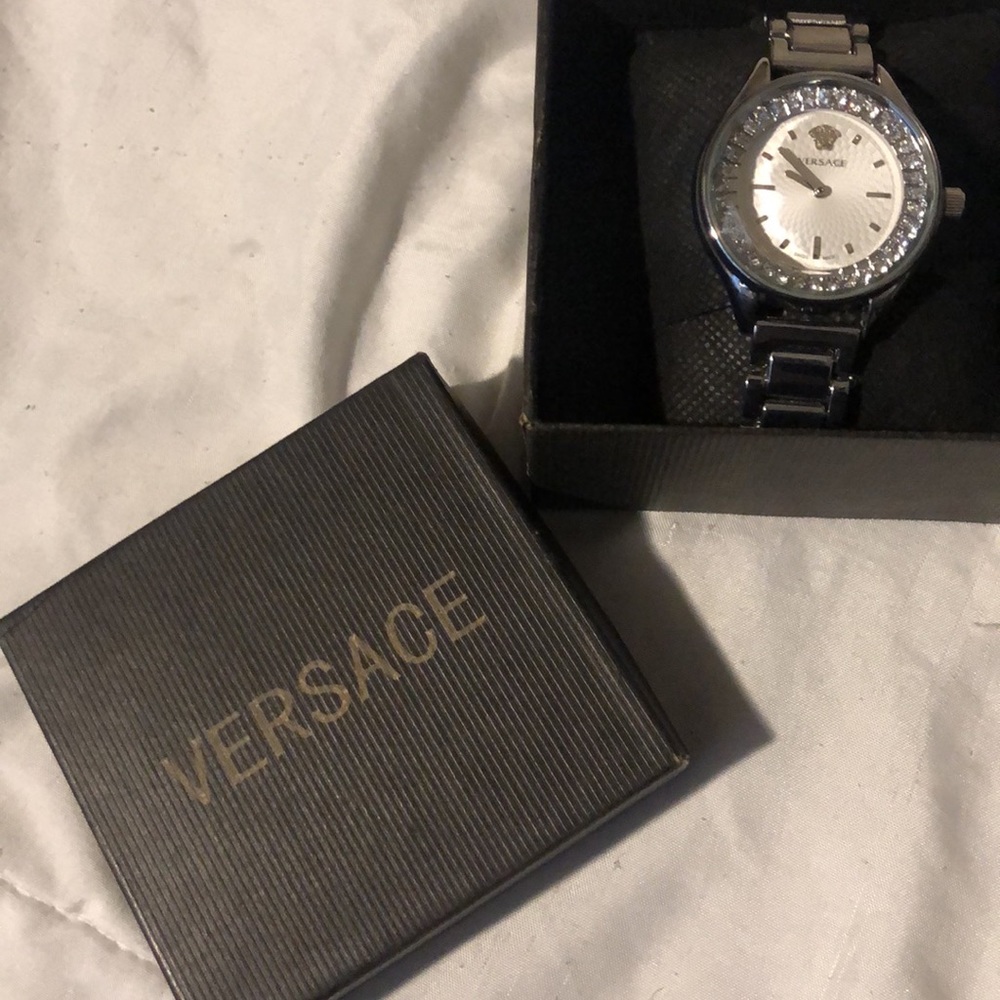 Diamond Rim Versace Watch